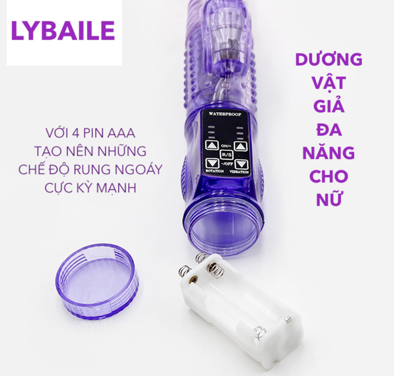 Lybaile dương vật giả rung ngoáy xoay bi giá rẻ kích thích cho nữ thủ dâm