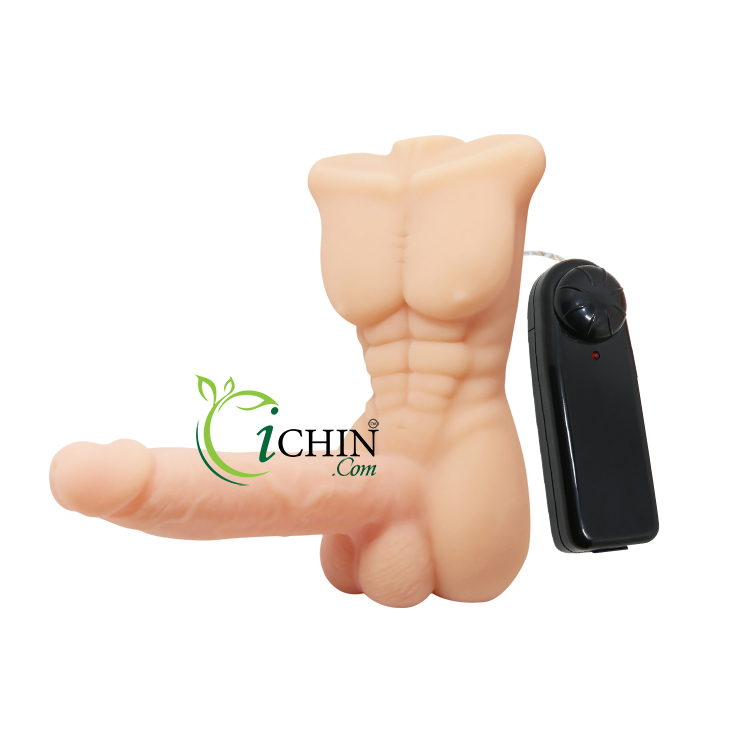  Sỉ Dương vật giả bán thân búp bê Bigger Man rung kích thích mạnh giá sỉ