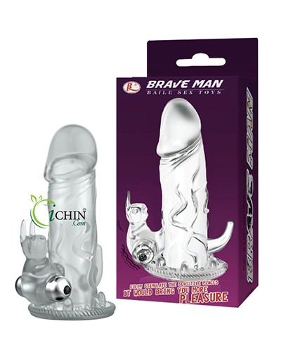  Kho sỉ Bao cao su đôn dên Brave Man có rung kích thích tối đa âm đạo loại tốt