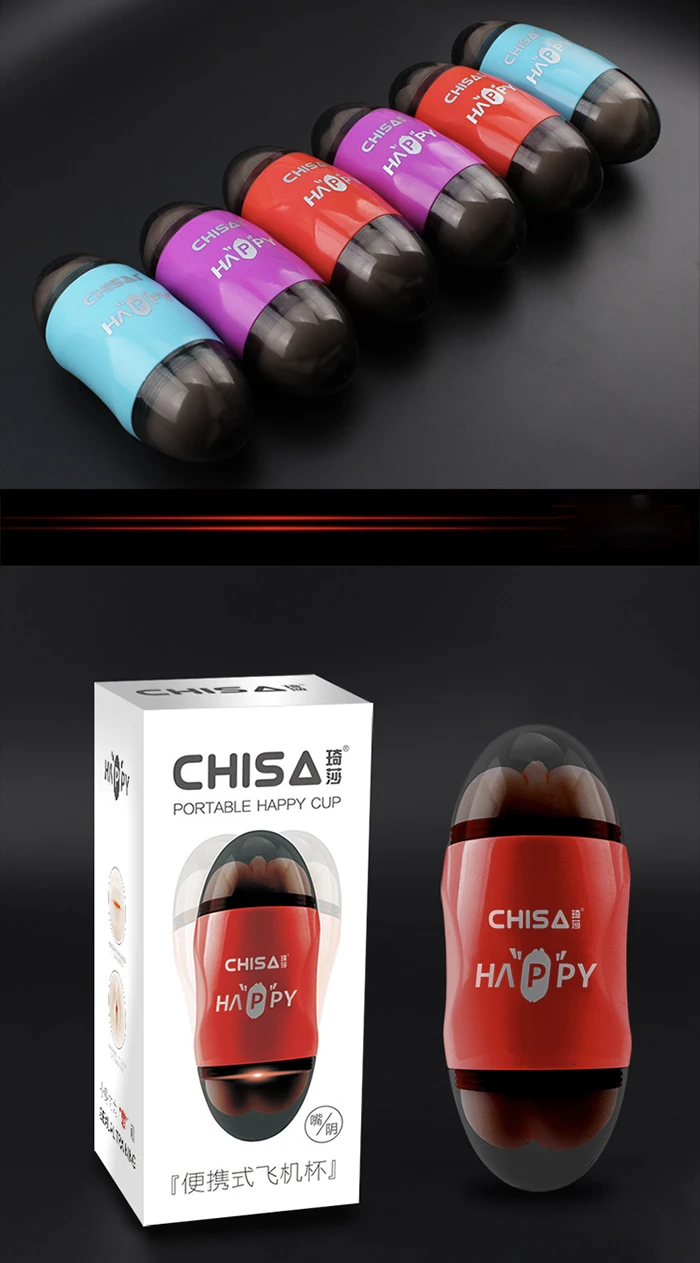  Bỏ sỉ Chisa Happy cầm tay có rung 2 đầu âm đạo miệng hậu môn hàng mới về