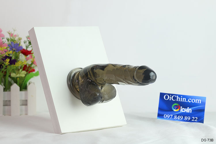  Bán Dương vật giả màu đen gắn tường silicone mềm mịn như thật loại tốt