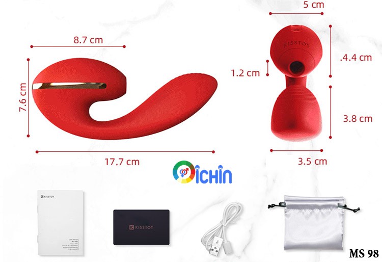 Thông tin Kistoy TINA 2 đầu rung hút tỏa nhiệt chống nước 100% chính hãng Thông tin Kistoy TINA 2 đầu rung hút tỏa nhiệt chống nước 100% chính hãng