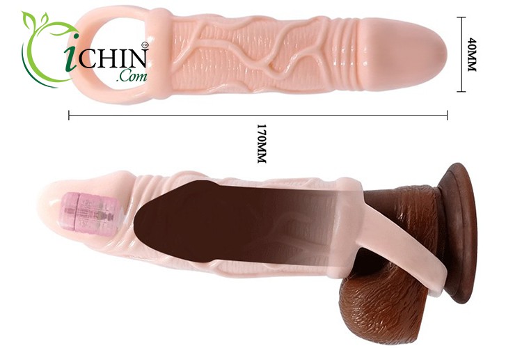  Nơi bán Bao cao su đôn dên Men Extension có rung đầu quai đeo ngay bìu giá tốt