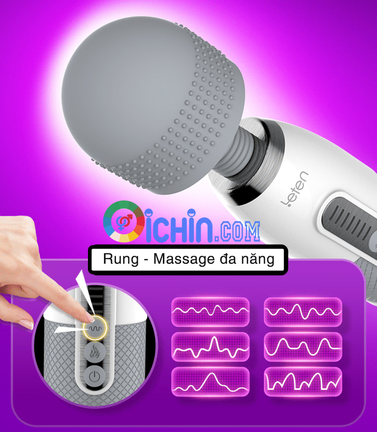  Phân phối Leten Lighting AV cao cấp rung tỏa nhiệt 10 chế độ êm ái hàng mới về
