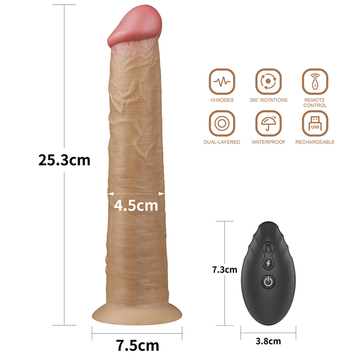  Bảng giá Lovetoy Platinum Silicone Rotator hàng khủng rung ngoáy 10 chế độ từ xa chính hãng