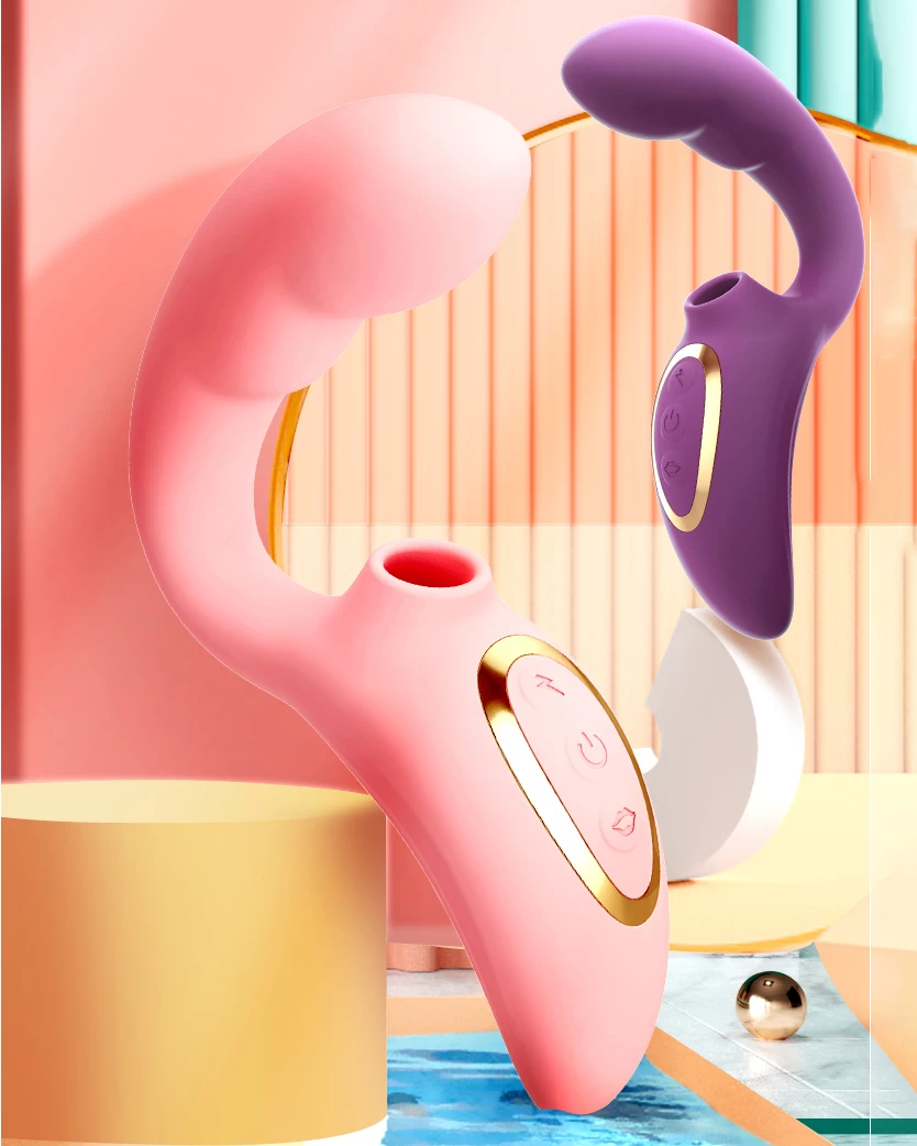  Sỉ Loving World Suction and Tongue máy rung điểm G kết hợp lưỡi kích thích phát nhiệt hàng mới về
