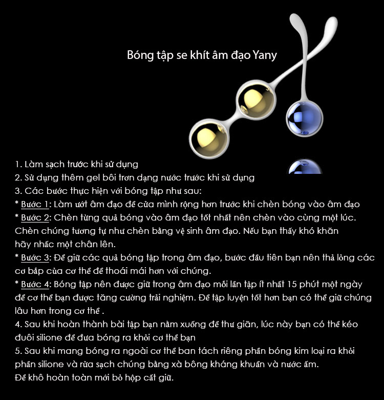  Đại lý Nalone Yany bóng tập cao cấp giúp thu nhỏ vùng kín nhập khẩu