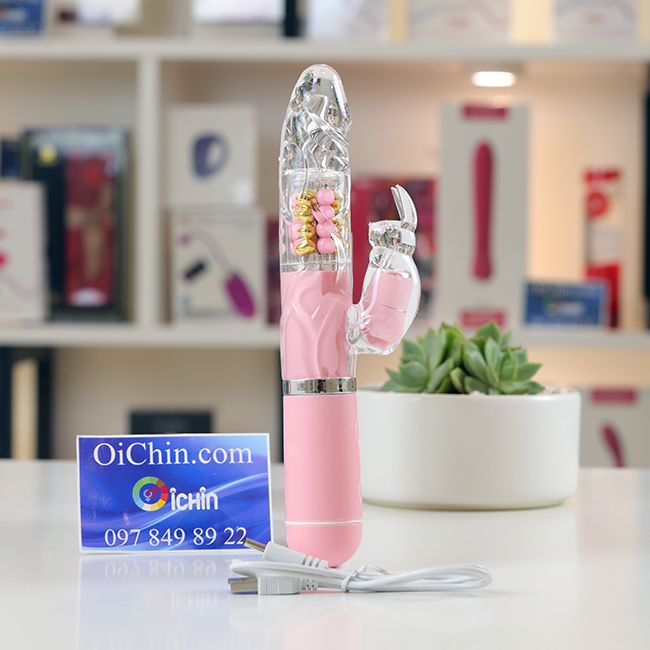  Bảng giá Pink Rabbit Penis rung xoay đa chế độ pin sạc nhập khẩu
