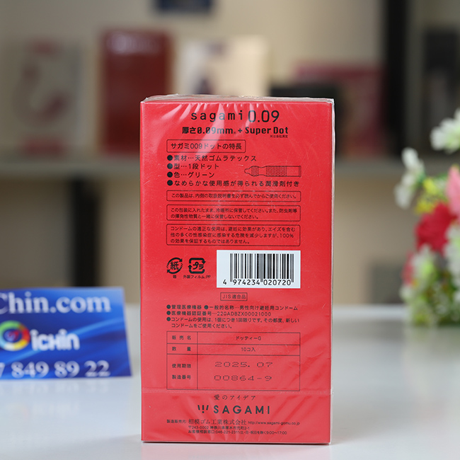  Đại lý Sagami Super Dot 0.09mm Hộp 10 cái giá rẻ