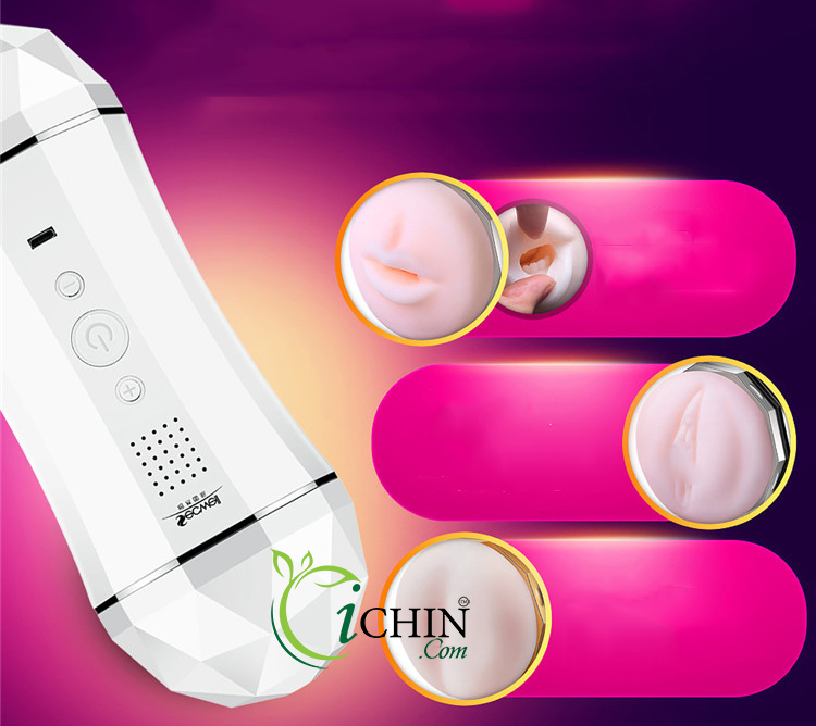  Đại lý Âm đạo giả SECWELL 2 đầu âm thanh rên có rung gắn tường hàng xách tay