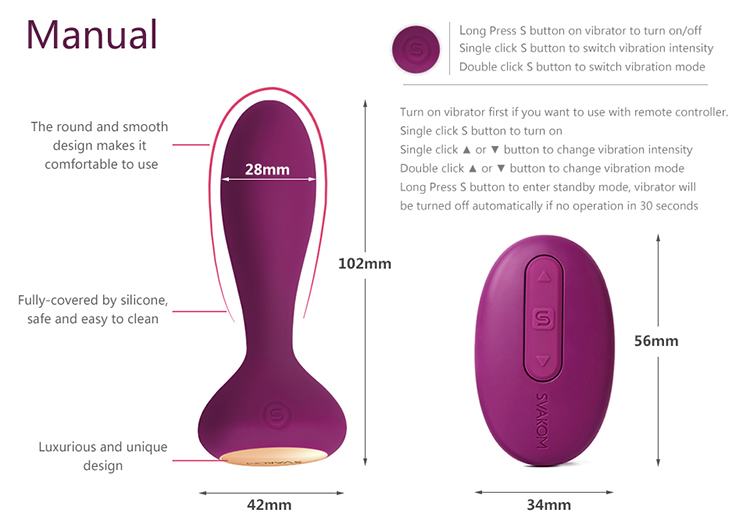  Mua Svakom Julie 5 chế độ rung độc đáo điều khiển từ xa hàng xách tay