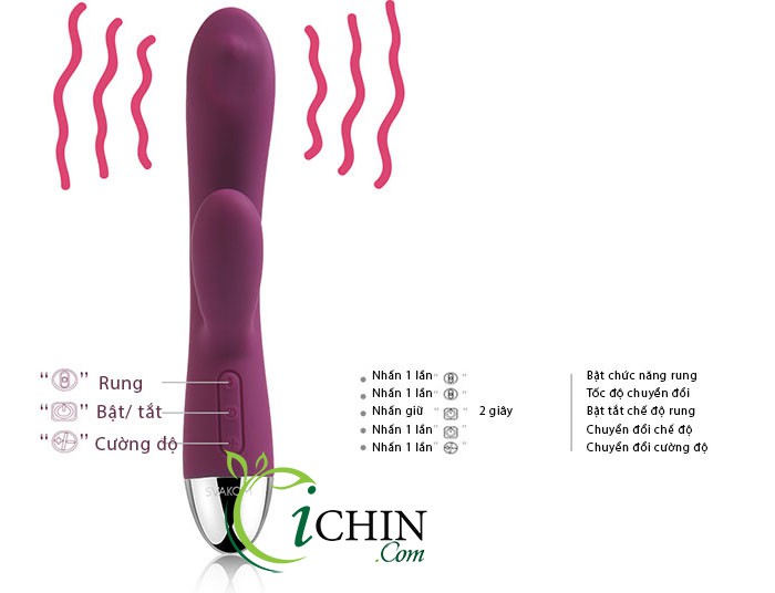  Sỉ Svakom Trysta cao cấp với 35 chế độ rung 2 động cơ riêng biệt mới nhất