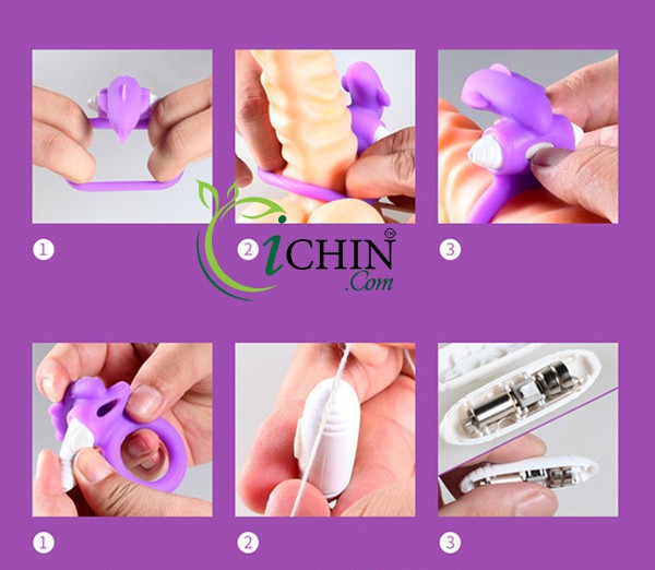  Phân phối Vòng rung Dolphin đeo gốc dương vật massage âm đạo phụ nữ hàng xách tay