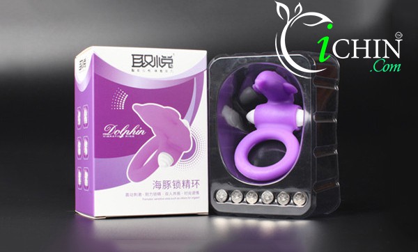  Phân phối Vòng rung Dolphin đeo gốc dương vật massage âm đạo phụ nữ hàng xách tay