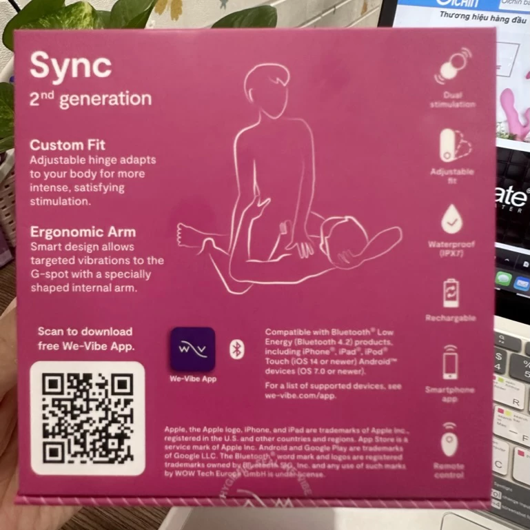  Shop bán We-vibe SYNC rung 2 đầu không giới hạn thương hiệu cao cấp đến từ Canada cao cấp
